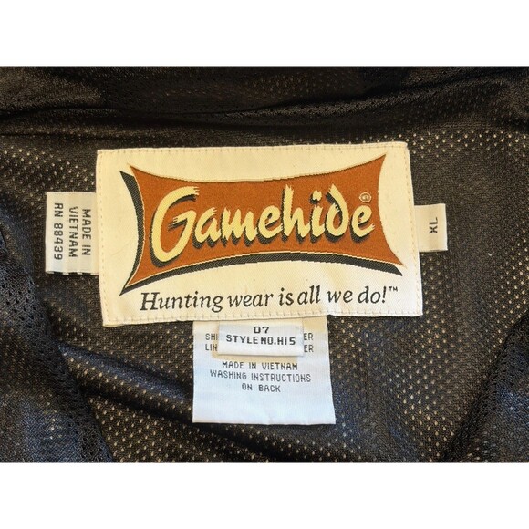 Gamehide Mossy Oak Break Up Jacket Men's XL Camo Hush Hide Full Zip NAHC - Picture 5 of 13